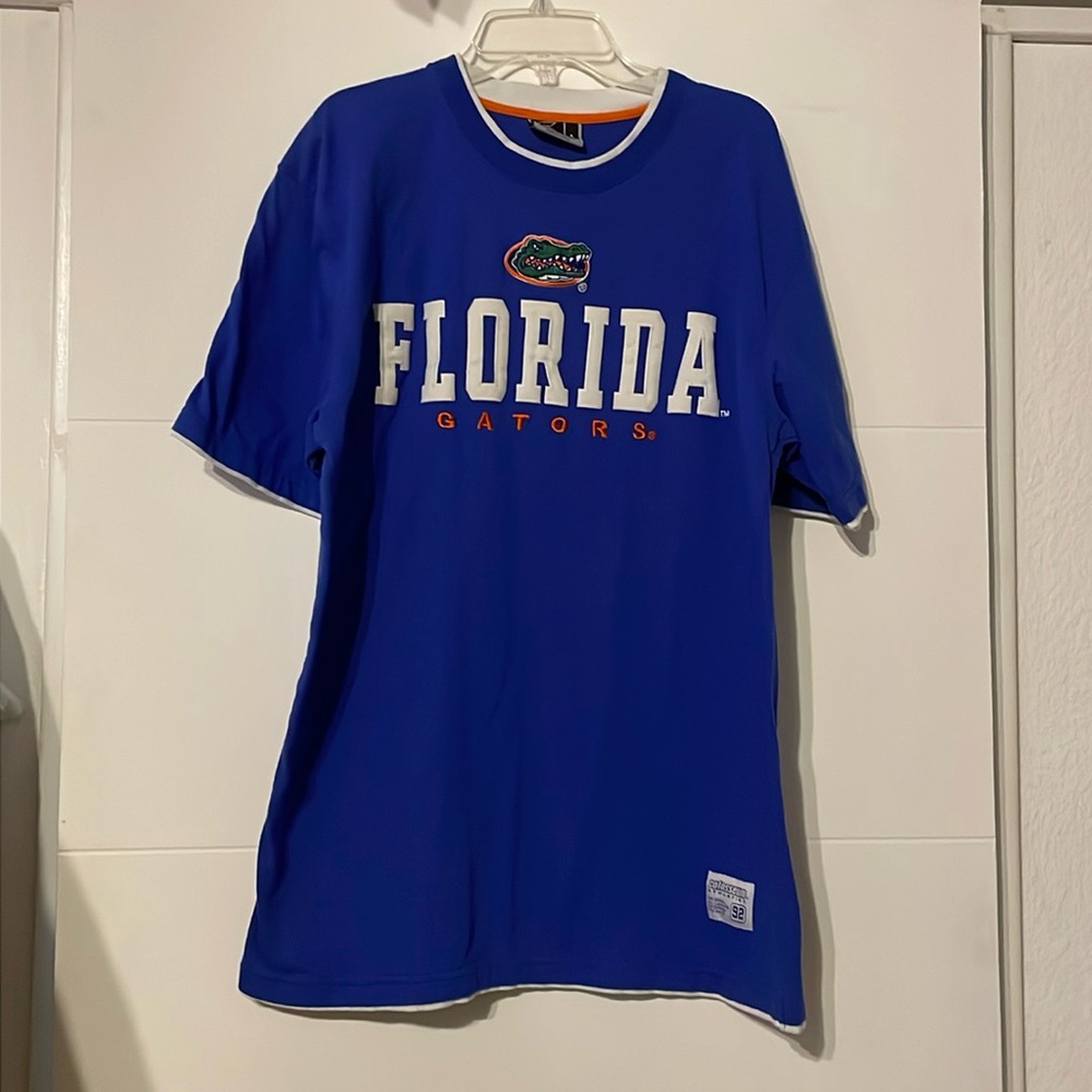 COLOSSEUM Athletic University Of Florida Gators Shirt Adult L, Orange and Blue